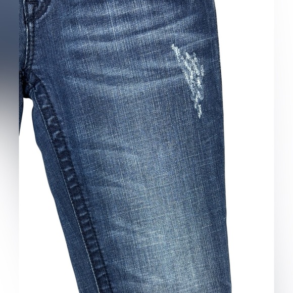 Rock Revival Jen Bootcut Women’s MidRise Blue Denim Jeans Size 28 Western Rodeo - Picture 2 of 13